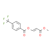 3-Methoxy-3-oxo-1-propenyl 4-(trifluoromethyl)benzenecarboxylate