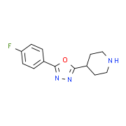 4-[5-(4-Fluorophenyl)-1,3,4-oxadiazol-2-yl]-piperidine