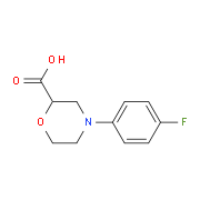 4-(4-Fluoro-phenyl)-morpholine-2-carboxylic acid