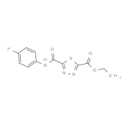 Ethyl 5-{[(4-fluorophenyl)amino]carbonyl}-1,3,4-thiadiazole-2-carboxylate