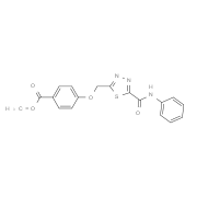 Methyl 4-{[5-(anilinocarbonyl)-1,3,4-thiadiazol-2-yl]methoxy}benzoate