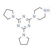 2-Piperazin-1-yl-4,6-di-pyrrolidin-1-yl-[1,3,5]triazine