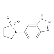 2-(1H-Indazol-6-yl)tetrahydro-1H-1lambda~6~-isothiazole-1,1-dione