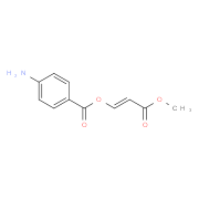 3-Methoxy-3-oxo-1-propenyl 4-aminobenzenecarboxylate