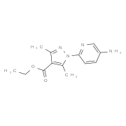 Ethyl 1-(5-amino-2-pyridinyl)-3,5-dimethyl-1H-pyrazole-4-carboxylate