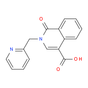1-Oxo-2-(2-pyridinylmethyl)-1,2-dihydro-4-isoquinolinecarboxylic acid