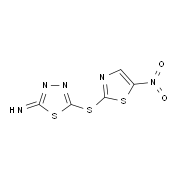 2-氨基-5-[(5-硝基-2-噻唑基)硫代]-1,3,4-噻二唑
