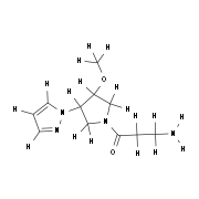 3-Amino-1-(3-methoxy-4-(1H-pyrazol-1-yl)pyrrolidin-1-yl)propan-1-one