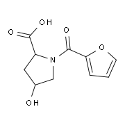1-(2-Furylcarbonyl)-4-hydroxy-2-pyrrolidinecarboxylic acid