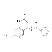 3-[(Furan-2-carbonyl)-amino]-3-(4-methoxy-phenyl)-propionic acid
