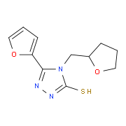 5-(2-Furyl)-4-(tetrahydrofuran-2-ylmethyl)-4H-1,2,4-triazole-3-thiol