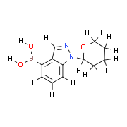1-(四氢-2H-吡喃-2-基)-1H-吲唑-4-基-4-硼酸