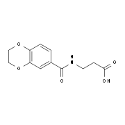 3-[(2,3-Dihydro-benzo[1,4]dioxine-6-carbonyl)-amino]-propionic acid