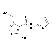 3-(Hydroxymethyl)-5-methyl-N-(1,3-thiazol-2-yl)-4-isoxazolecarboxamide