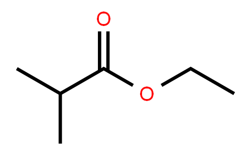 异丁酸乙酯(cas:97-62-1) 结构式图片