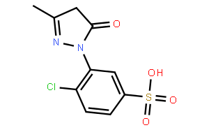 1-(2'-氯-5'-磺酸苯基)-3-甲基-5-吡唑啉酮