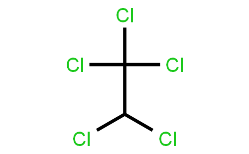五氯乙烷(cas:76-01-7) 结构式图片