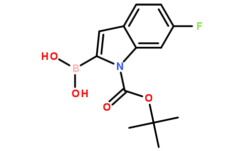 (1-(tert-Butoxycarbonyl)-6-fluoro-1H-indol-2-yl)boronic acid