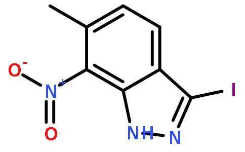 1H-INDAZOLE, 3-IODO-6-METHYL-7-NITRO-