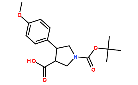Boc-(+/-)-trans-4-(4-methoxy-phenyl)-pyrrolidine-3-carboxylic acid