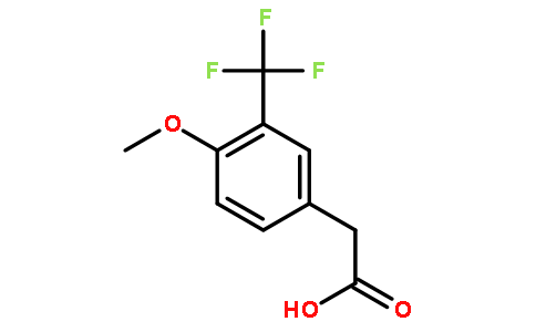 2-(3-(trifluoromethyl)-4-methoxyphenyl)acetic acid