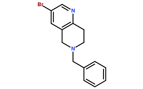 6-Benzyl-3-bromo-5,6,7,8-tetrahydro-1,6-naphthyridine