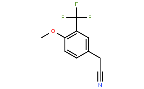 2-[4-methoxy-3-(trifluoromethyl)phenyl]acetonitrile