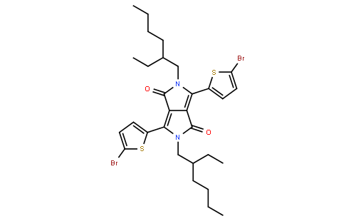 2,5-乙基己基-3,6-二(5-溴噻吩)吡咯并吡咯二酮