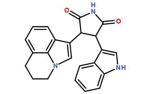 (3R,4R)-3-(5,6-dihydro-4H-pyrrolo[3,2,1-ij]quinolin-1-yl)-4-(1H-indol-3-yl)pyrrolidine-2,5-dione