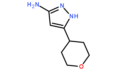 5-(tetrahydro-2H-pyran-4-yl)-1H-pyrazol-3-amine