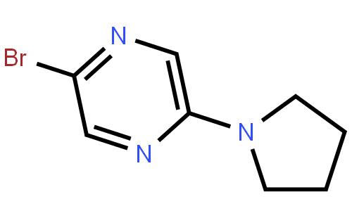 2-Bromo-5-(pyrrolidin-1-yl)pyrazine
