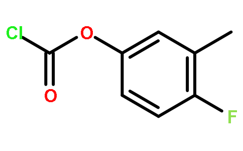 4-fluoro-3-methylphenyl carbonochloridate