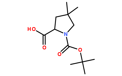 (2S)-4,4-二甲基-1,2-吡咯烷二羧酸 1-叔丁酯 *