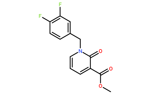 Methyl 1-(3,4-difluorobenzyl)-2-oxo-1,2-dihydropyridine-3-carboxylate