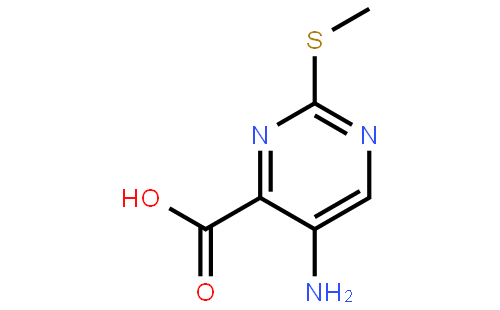 5-Amino-2-(methylthio)pyrimidine-4-carboxylic acid