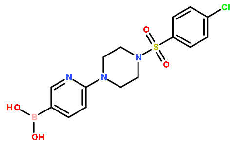 2-[4-(4-Chlorophenylsulfonyl)piperazin-1-yl]pyridine-5-boronic acid