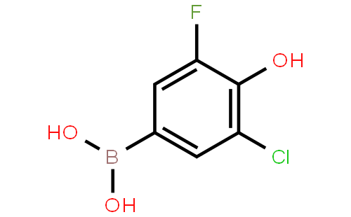 3-Chloro-5-fluoro-4-hydroxyphenylboronic acid