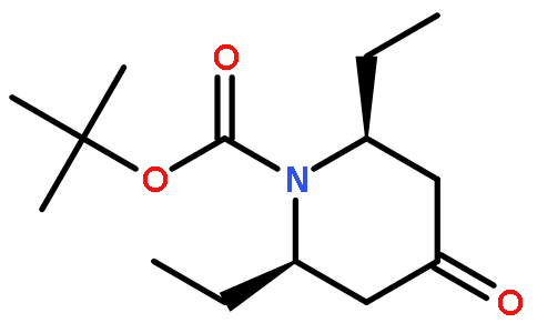 N-boc-2,6-二乙基-4-羰基哌啶