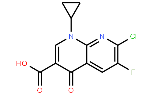 环丙基萘啶羧酸