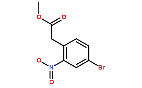 methyl 2-(4-bromo-2-nitrophenyl)acetate