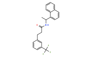 (R)-N-(1-(萘-1-基)乙基)-3-(3-(三氟甲基)苯基)丙酰胺