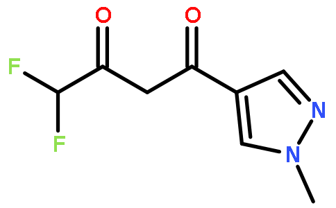 4,4-difluoro-1-(1-methyl-1H-pyrazol-4-yl)butane-1,3-dione