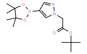 2-(4-(4,4,5,5-四甲基-1,3,2-二氧硼戊烷-2-基)-1H-吡唑-1-基)乙酸叔丁酯