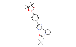 (S)-tert-butyl 2-(5-(4-(4,4,5,5-tetramethyl-1,3,2-dioxaborolan-2-yl)phenyl)-1H-imidazol-2-yl)pyrrolidine-1-carboxylate