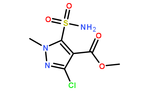 3-氯-5-氨基磺酰基-1-甲基吡唑-4-甲酸甲酯
