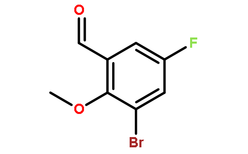 3-Bromo-5-fluoro-2-methoxybenzaldehyde