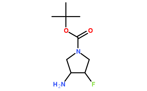 cis-tert-butyl 3-amino-4-fluoropyrrolidine-1-carboxylate