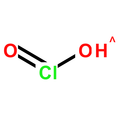 二氧化氯(cas:10049-04-4) 结构式图片