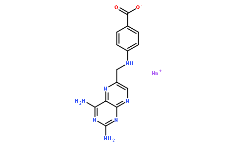 4-(N-[2,4-DIAMINO-6-PTERIDINYLMETHYL]-AMINO)BENZOIC ACID SODIUM SALT