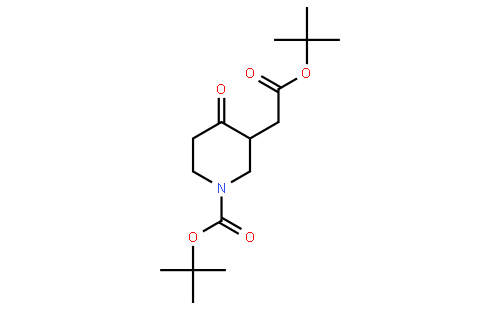 tert-Butyl 3-(2-(tert-butoxy)-2-oxoethyl)-4-oxopiperidine-1-carboxylate